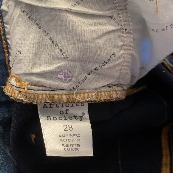 Articles Of Society NWT Distressed Ankle Skinny Jeans - Picture 4 of 14